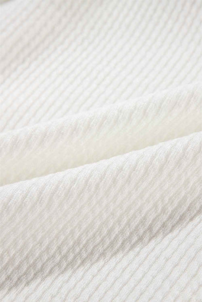 Solid Corduroy Button-Up Long Sleeve Jacket