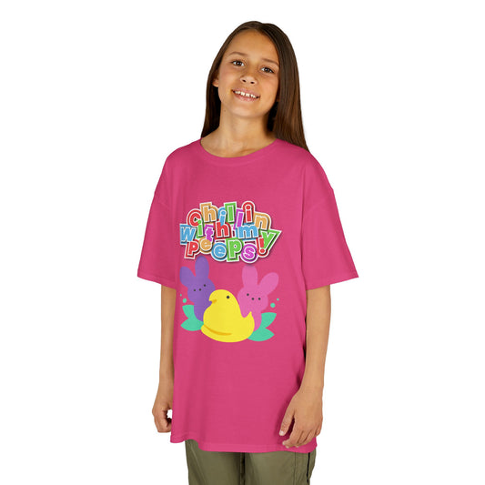 Chillin with my Peeps Shirt - Fun Youth T-shirt for Kids