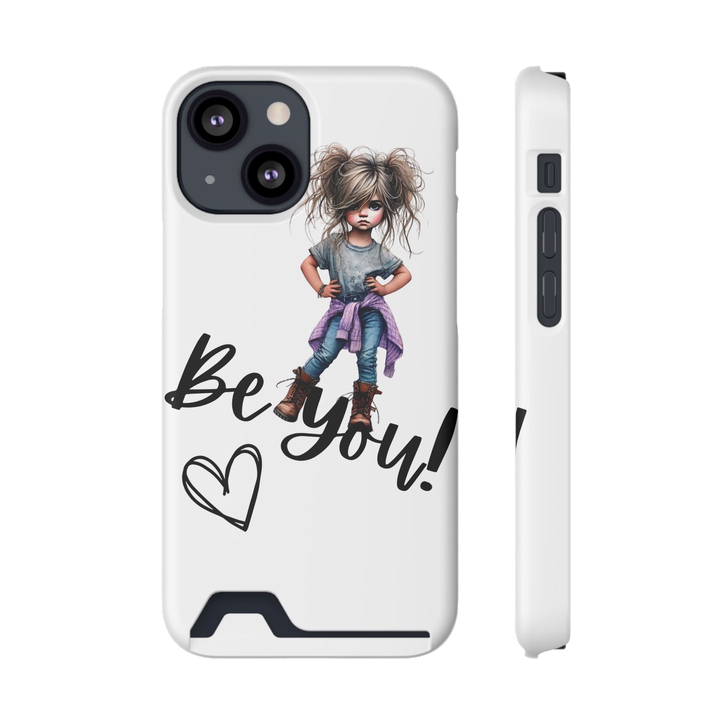 Be You Phone Case With Card Holder - Stylish and Functional Be You Phone Case - The Eggy's store