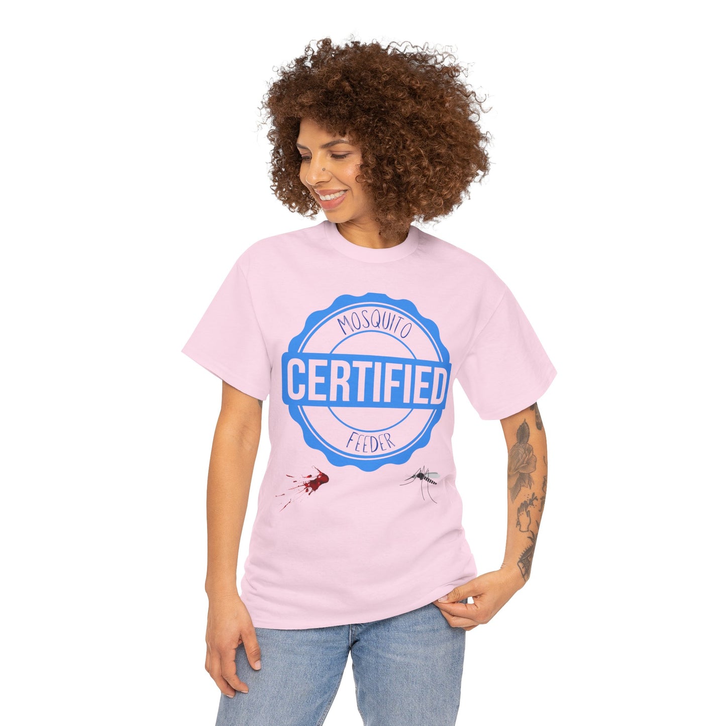 Mosquito Certified Women's T-Shirt, Funny Summer Shirt, Humorous Tee