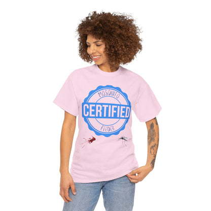 Mosquito Certified Women's T-Shirt, Funny Summer Shirt, Humorous Tee