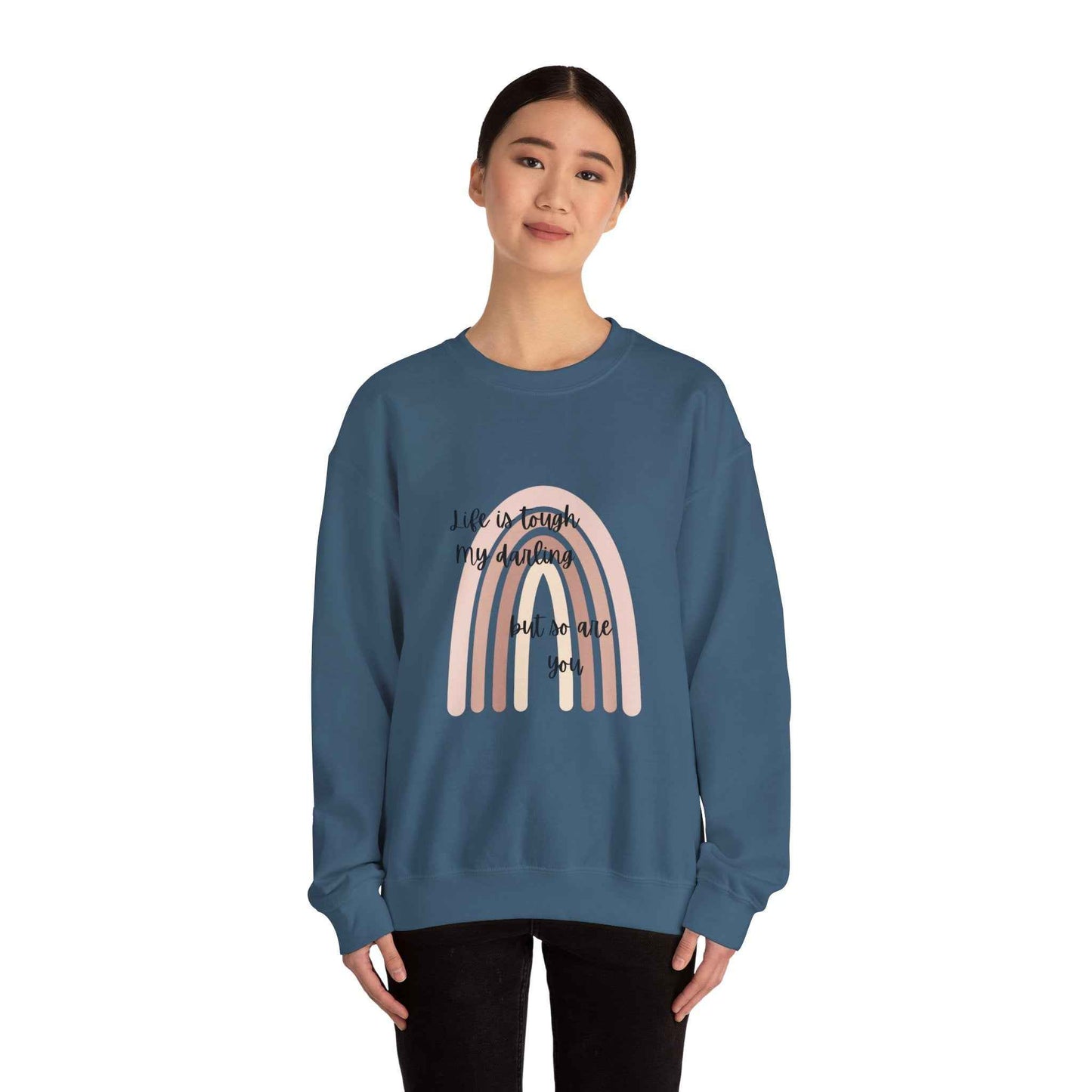 Life is tough: Adult Crewneck Sweatshirt - The Eggy's store