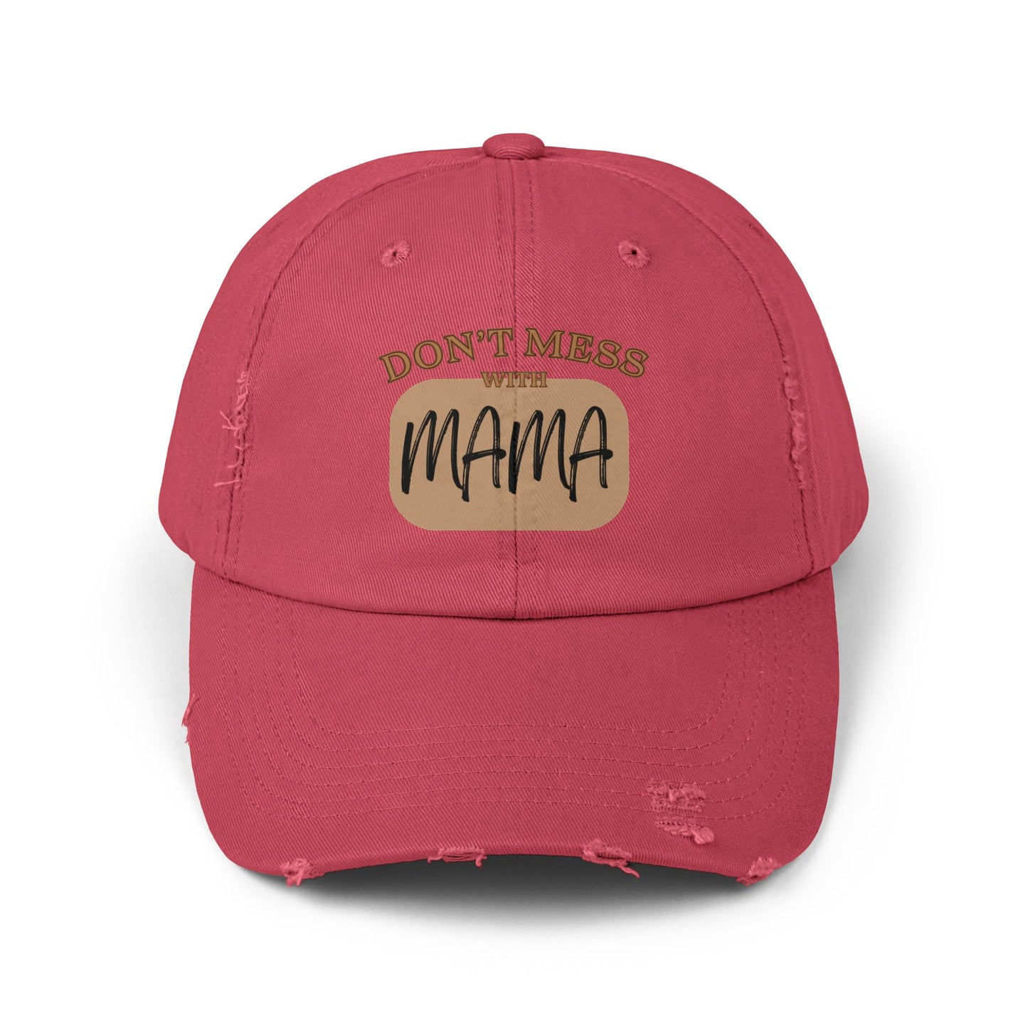 Mama:  Adult Distressed Hat
