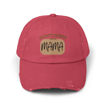 Mama:  Adult Distressed Hat