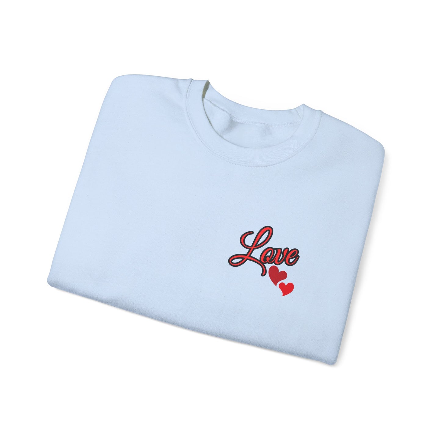 Love and Hearts Adult Love Hearts Sweatshirt Women's Top