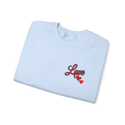 Love and Hearts Adult Love Hearts Sweatshirt Women's Top