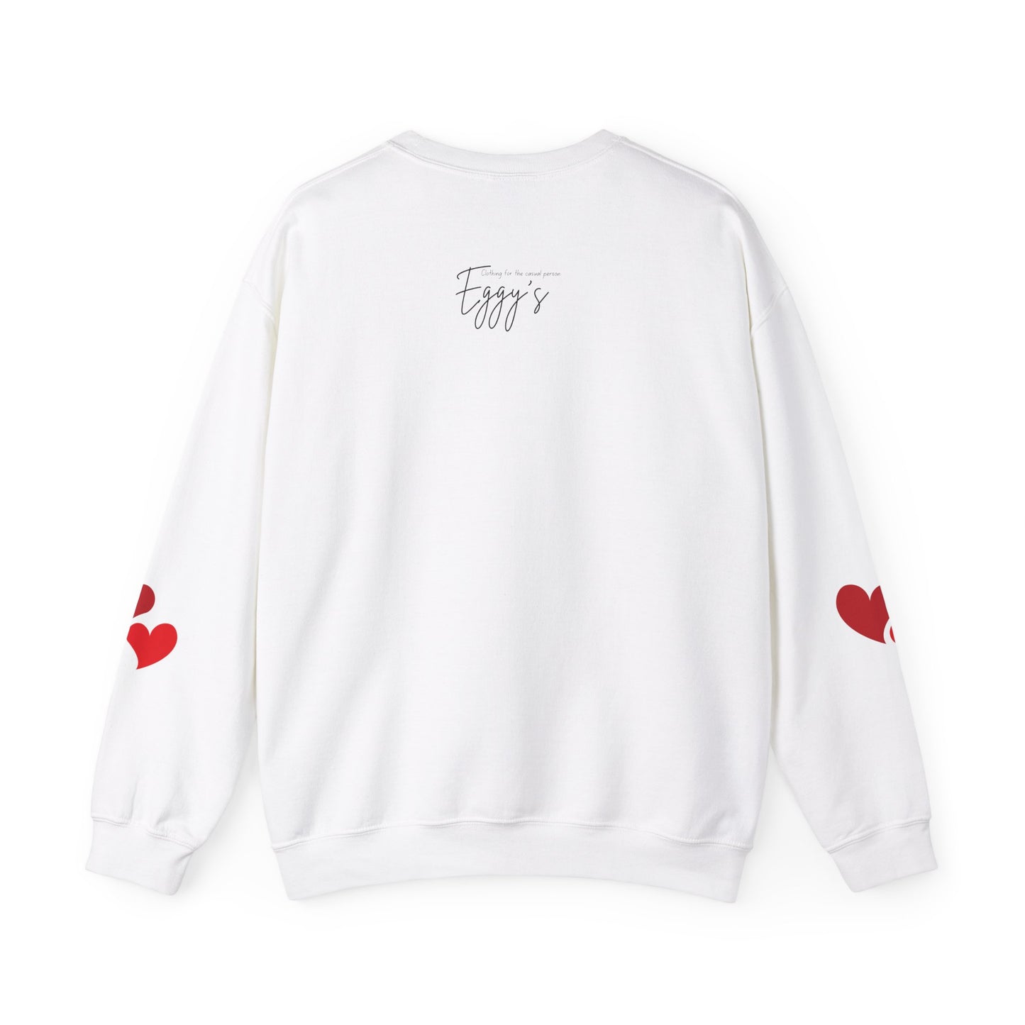 Love and Hearts Adult Love Hearts Sweatshirt Women's Top
