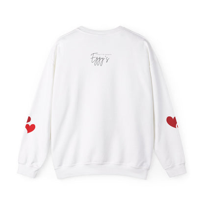 Love and Hearts Adult Love Hearts Sweatshirt Women's Top