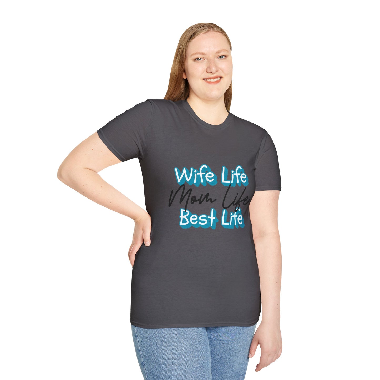 Best Life Mom Life Adult T-Shirt