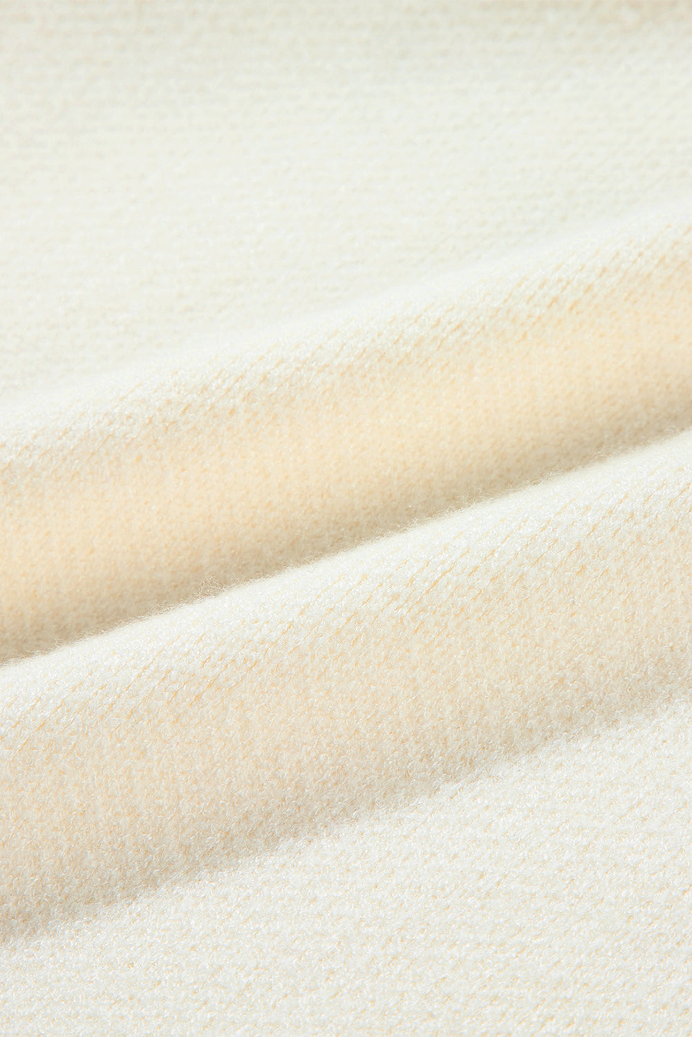 Solid Lapel Collar Single Button Sweater Cardigan