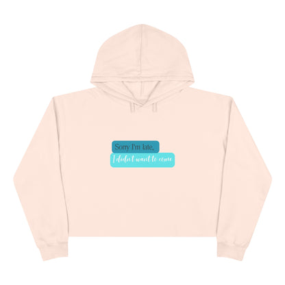 Sorry Crop Hoodie: Stylish Adult Sweatshirt for Comfort and Style Women's Top - The Eggy's store