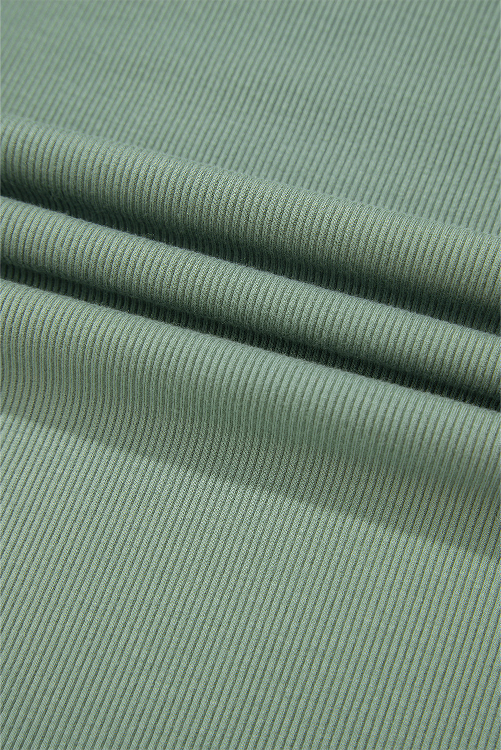 Mint Green Ribbed Colorblock Patchwork Raglan Long Sleeve Women's Top - The Eggy's store