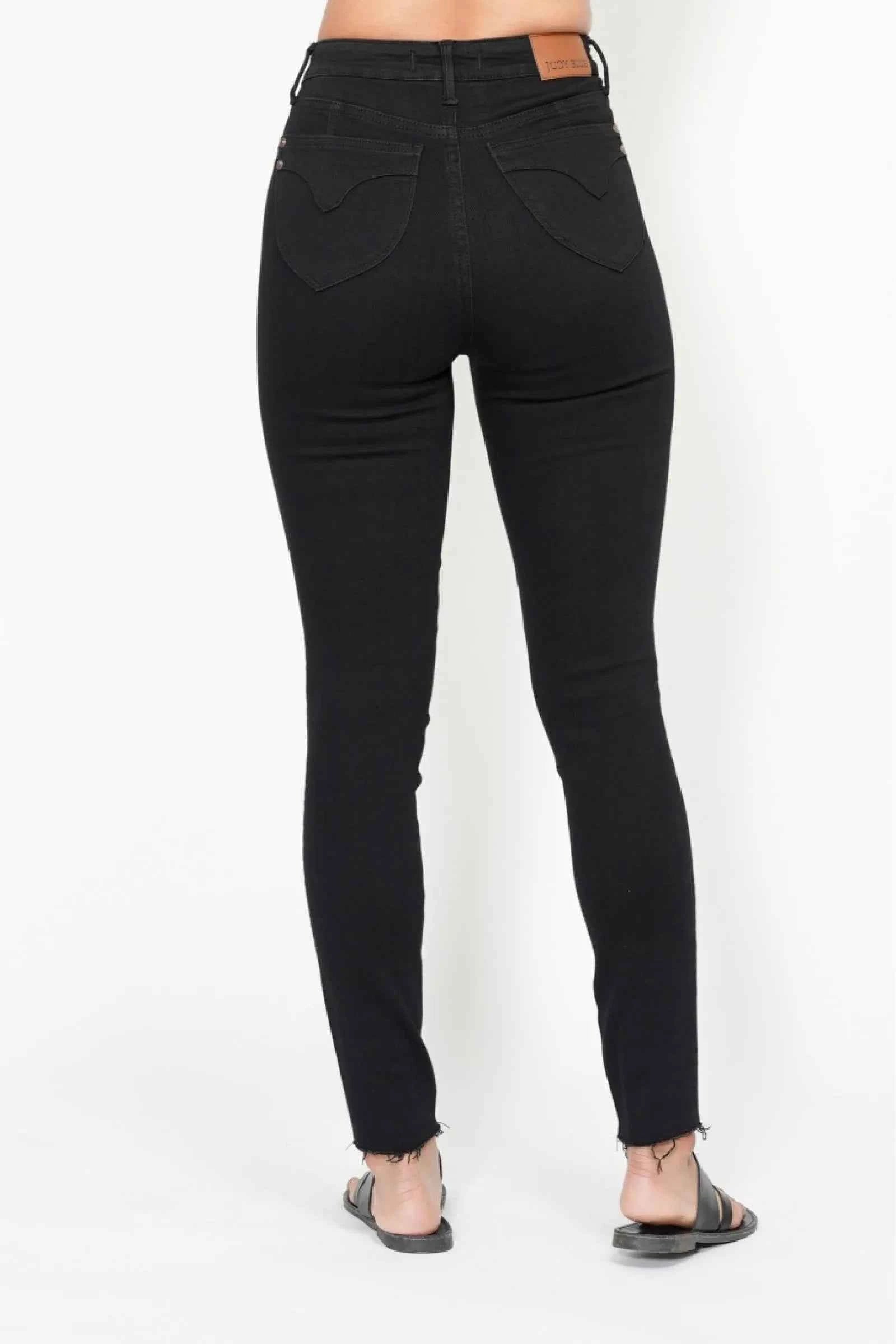 Judy Blue Full Size High Waisted Tummy Control Shield Pockets Skinny Jeans Plus Size