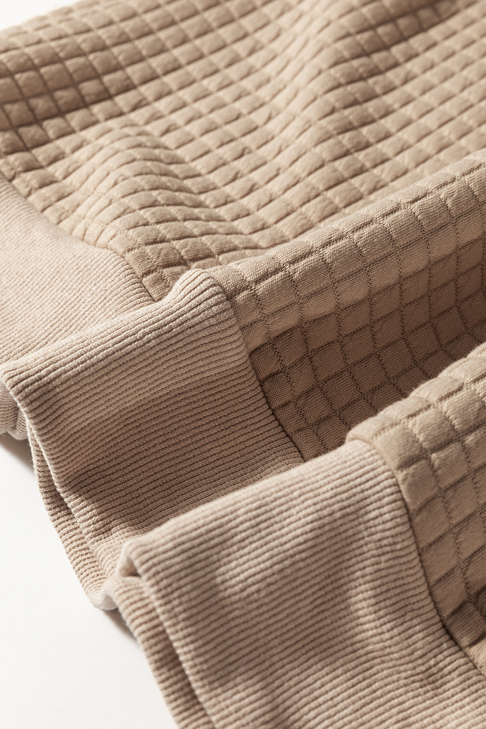 Parchment Leopard Quilted Patchwork Pullover women's r Sweatshirt - The Eggy's store