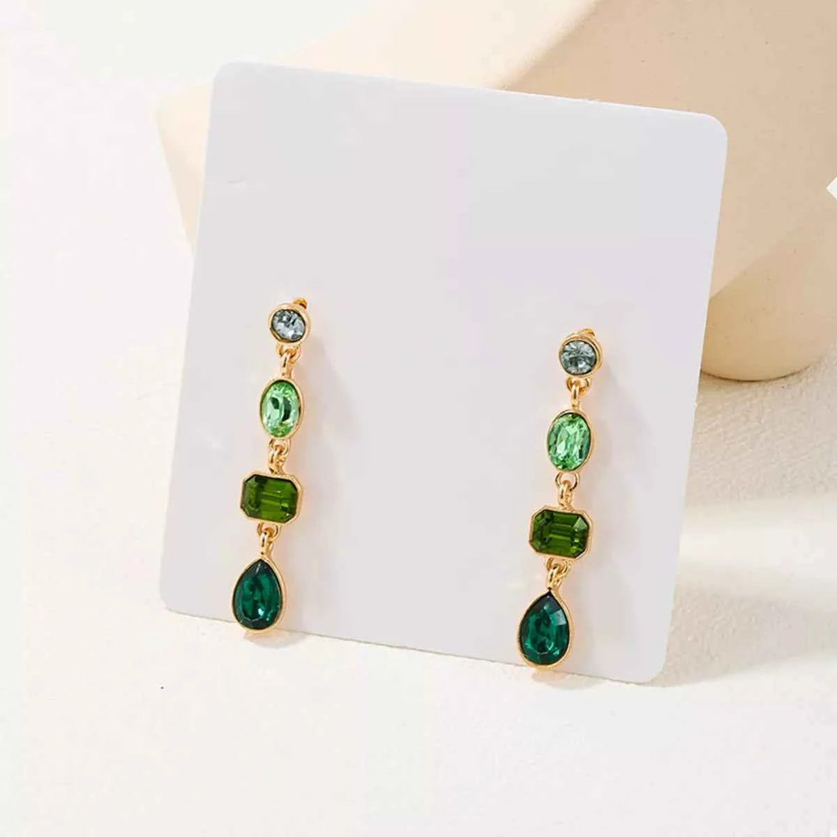 18K Gold-Plated Drop Earrings