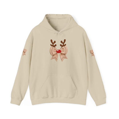 Reindeer Hooded Sweatshirt for Adults