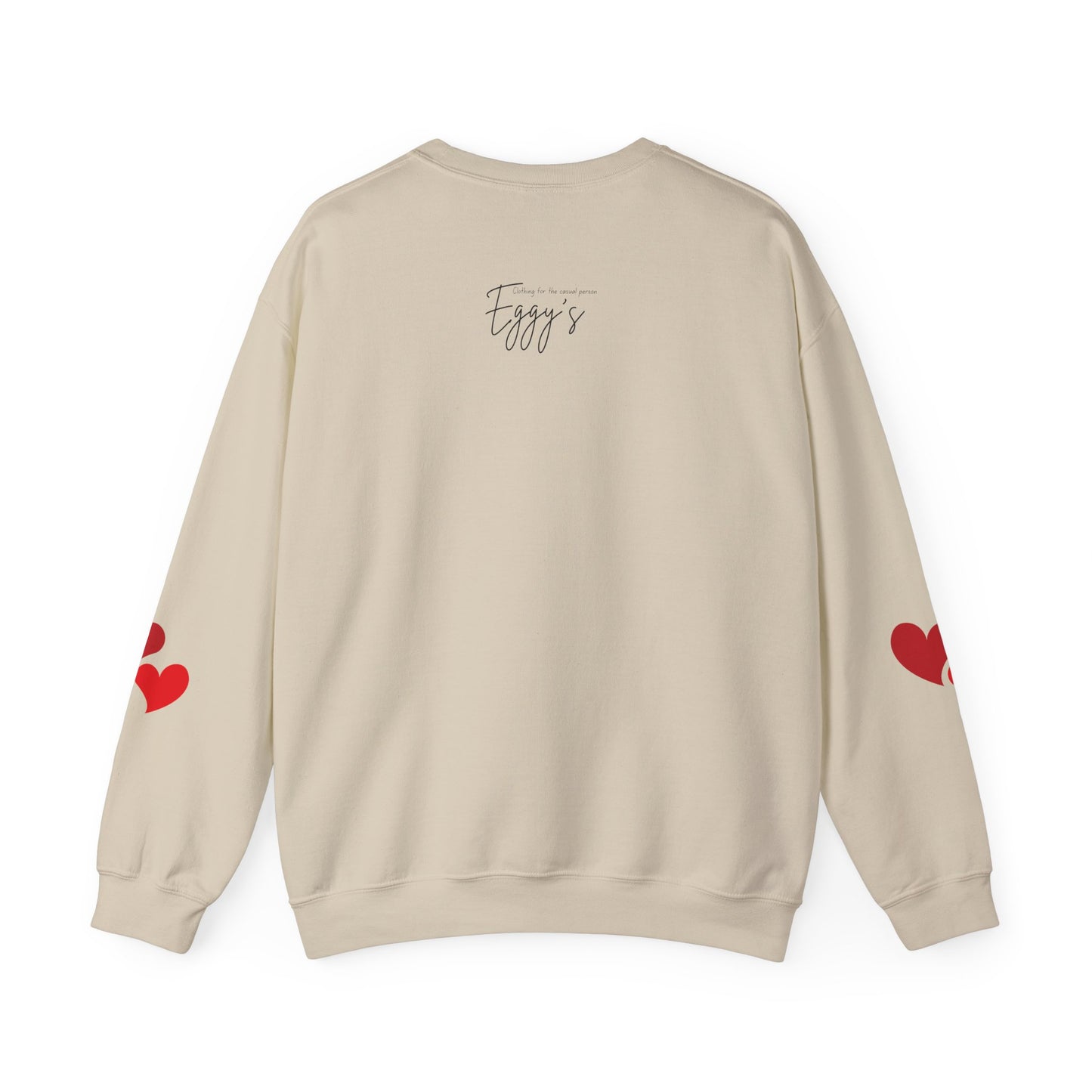 Love and Hearts Adult Love Hearts Sweatshirt Women's Top