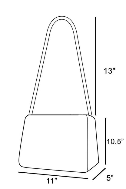 Fame Bucket Pouch Faux Suede Tote Bag