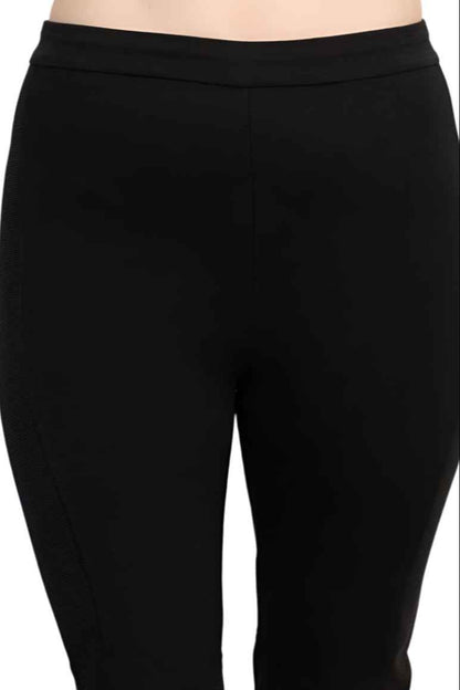 Alberto Makali Mid Waist Pull On Banded Waist Solid Stretch Crepe Pant
