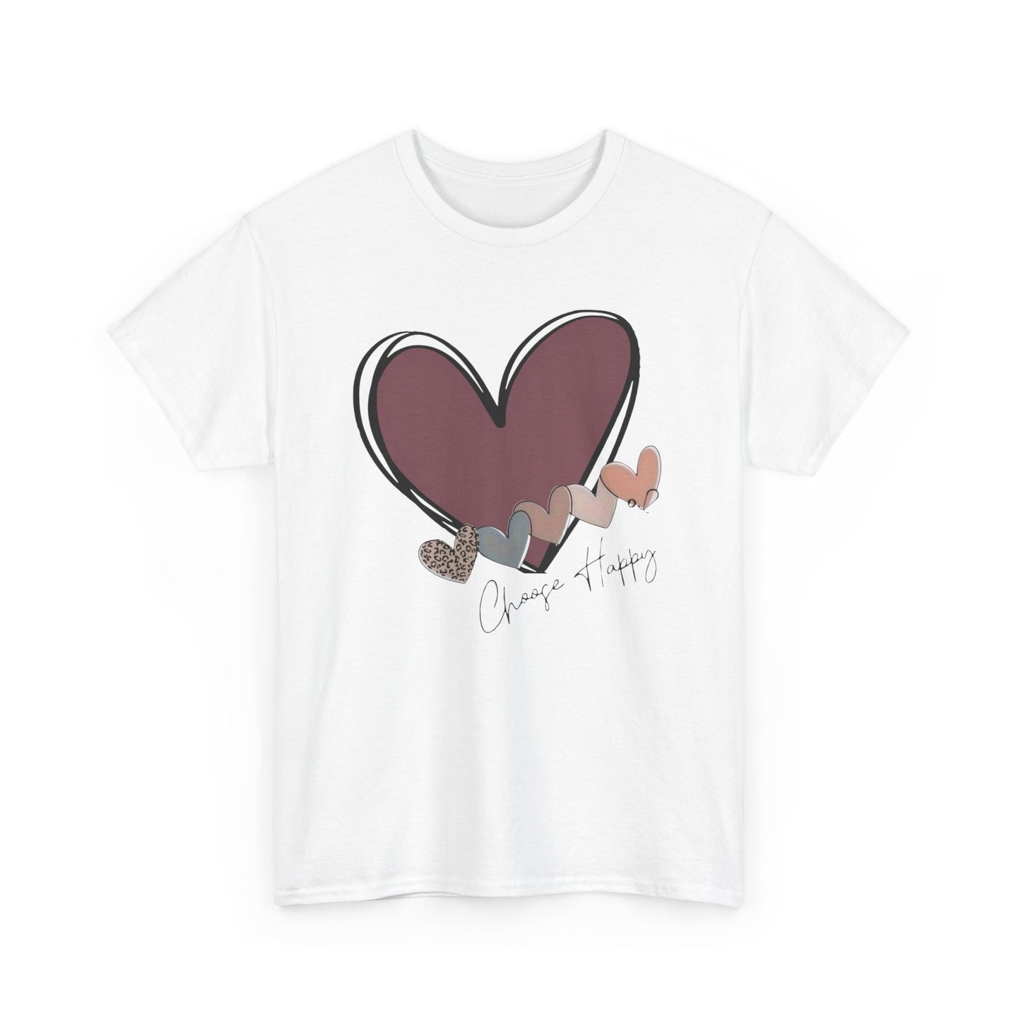 Choose Happy Women's T-Shirt – Spread Joy with Every Wear