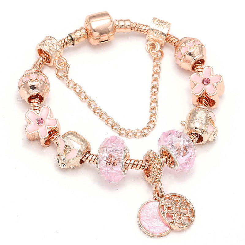 Fashion Love Geometric Rose Gold Bracelet for Women's Jewelry - The Eggy's store