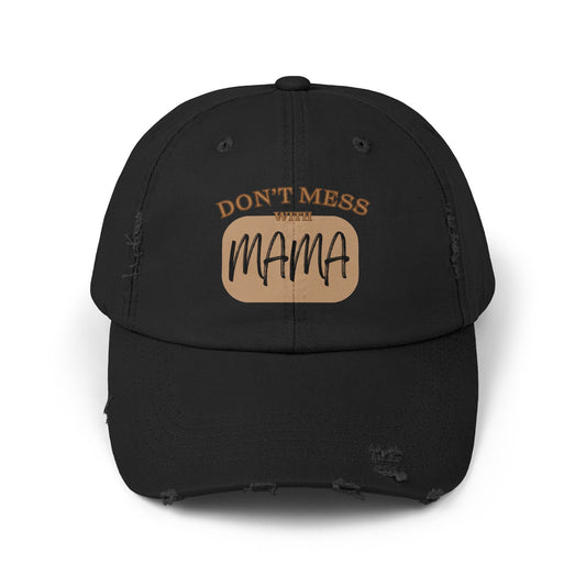 Mama Adult Distressed Hat - Stylish Comfort for Everyone