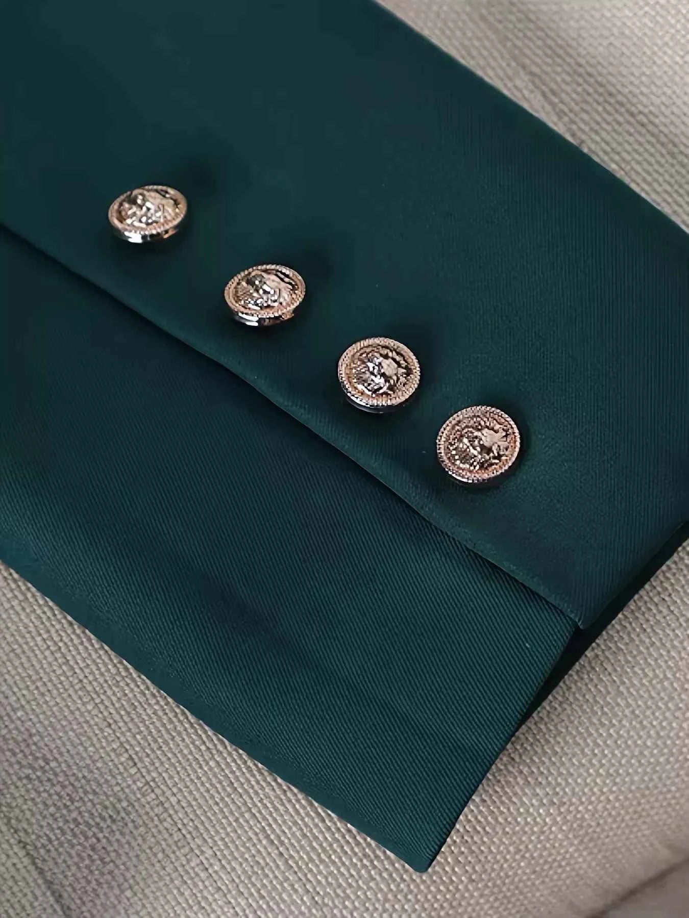 Double-Breasted Blazer & Pants Set