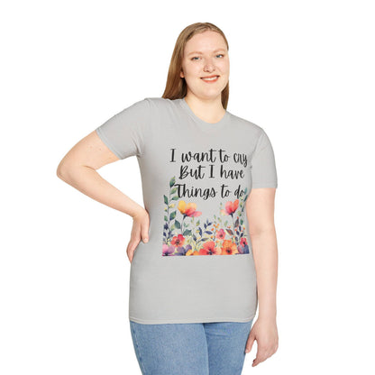 A Good Cry:  Adult Women's T-Shirt - The Eggy's store