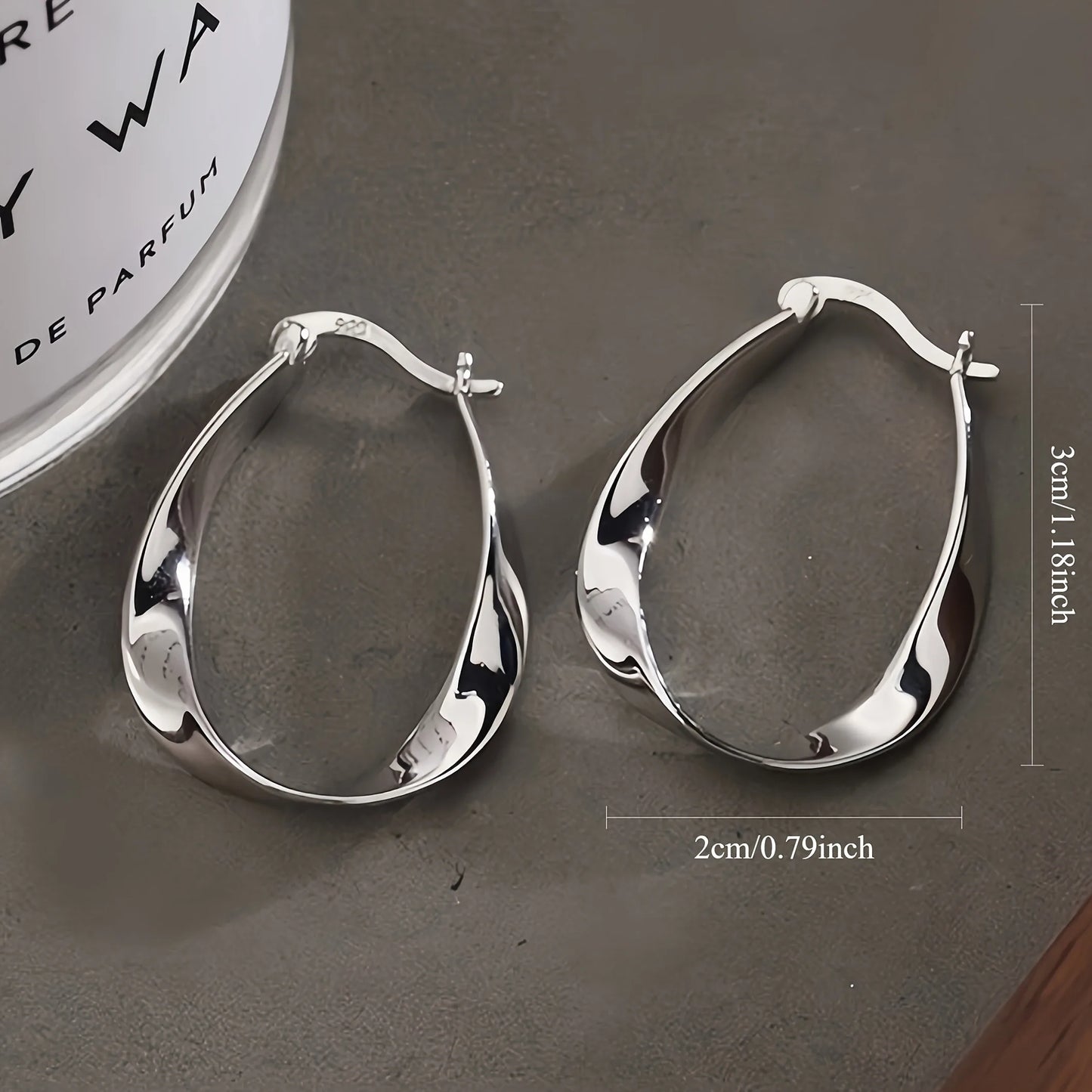 Twisted Drop Dangle Earrings