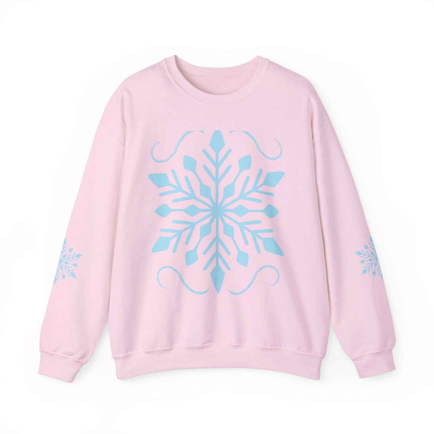 Adult Snowflake Sweatshirt - Cozy Women's Crewneck for Everyday Wear