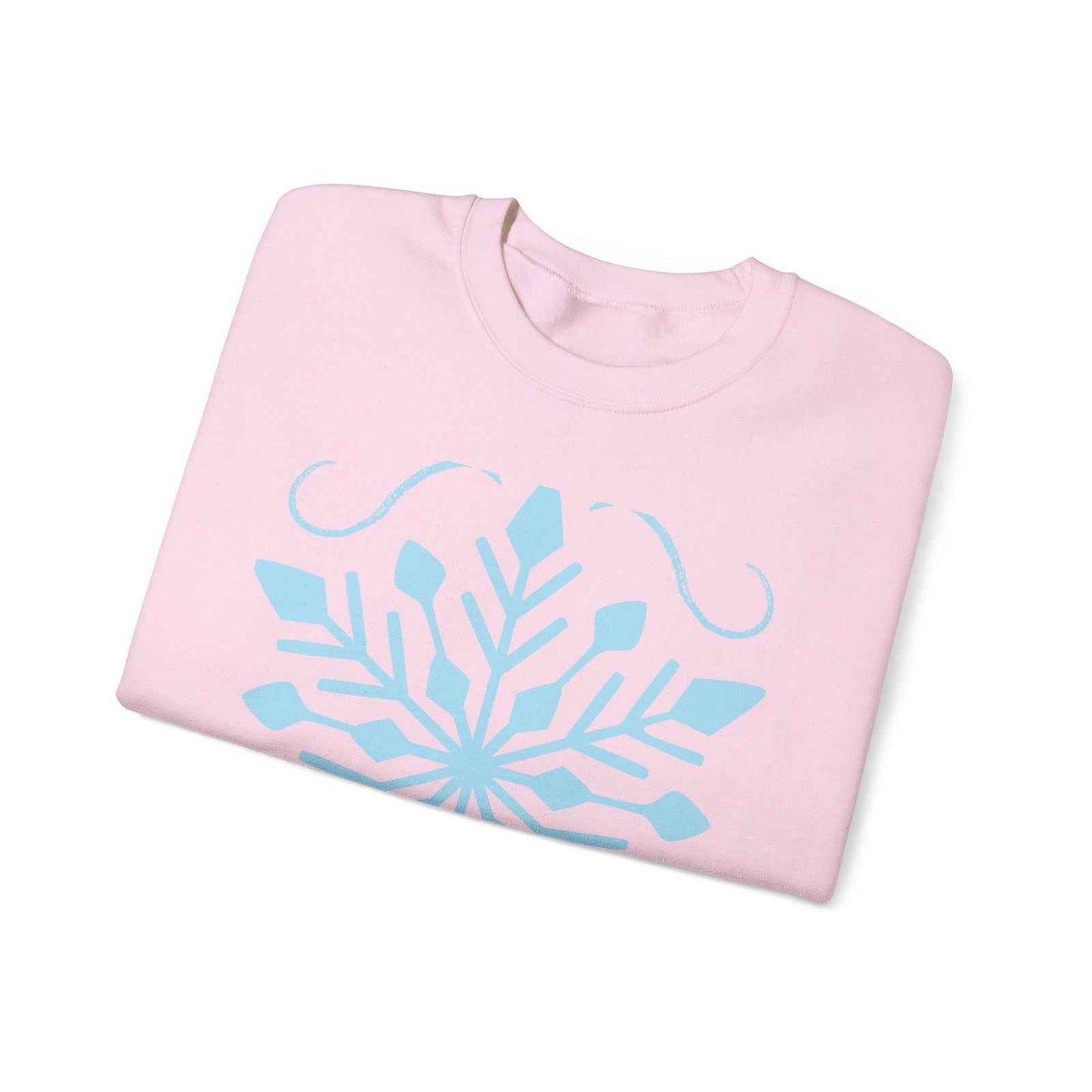 Adult Snowflake Sweatshirt - Cozy Women's Crewneck for Everyday Wear