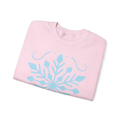 Adult Snowflake Sweatshirt - Cozy Women's Crewneck for Everyday Wear