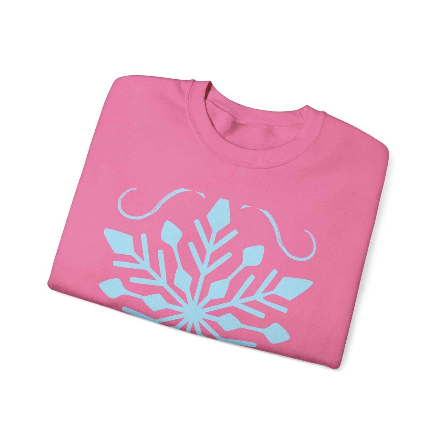 Adult Snowflake Sweatshirt - Cozy Women's Crewneck for Everyday Wear