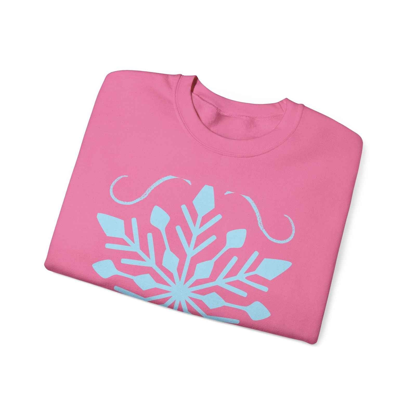 Adult Snowflake Sweatshirt - Cozy Women's Crewneck for Everyday Wear