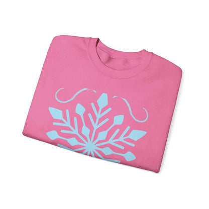 Adult Snowflake Sweatshirt - Cozy Women's Crewneck for Everyday Wear