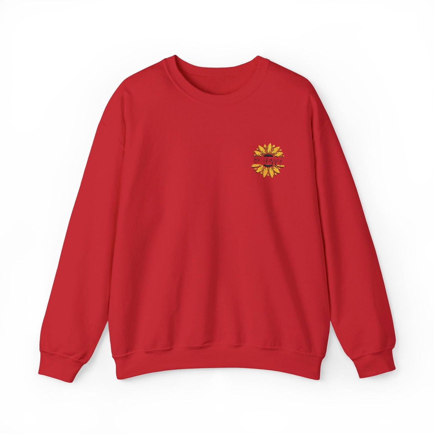 Be Happy: Adult Sweatshirt - The Eggy's store
