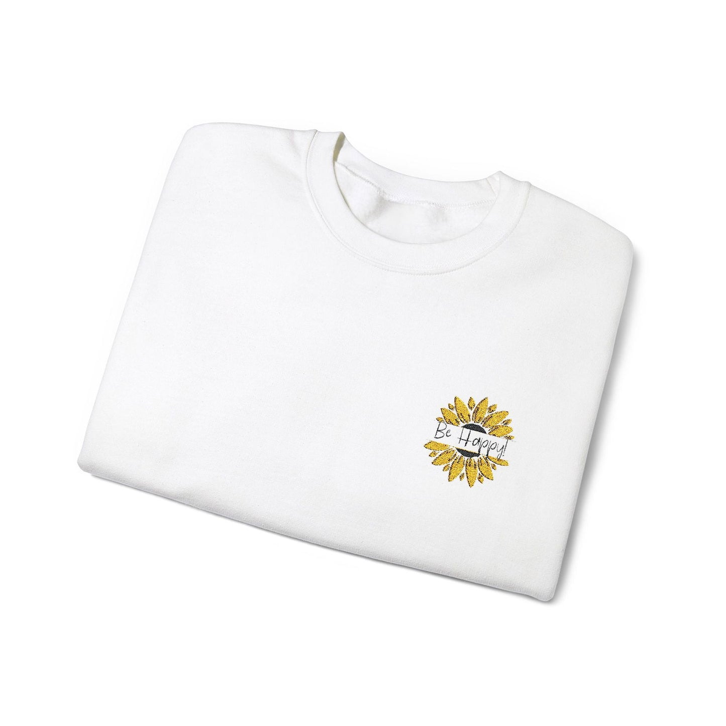 Be Happy: Adult Sweatshirt - The Eggy's store