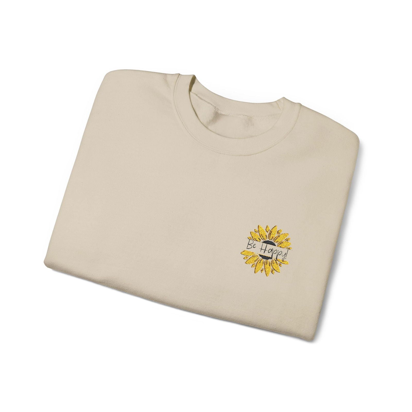 Be Happy: Adult Sweatshirt - The Eggy's store