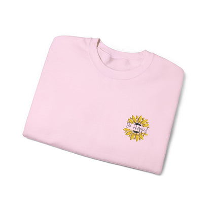 Be Happy: Adult Sweatshirt - The Eggy's store