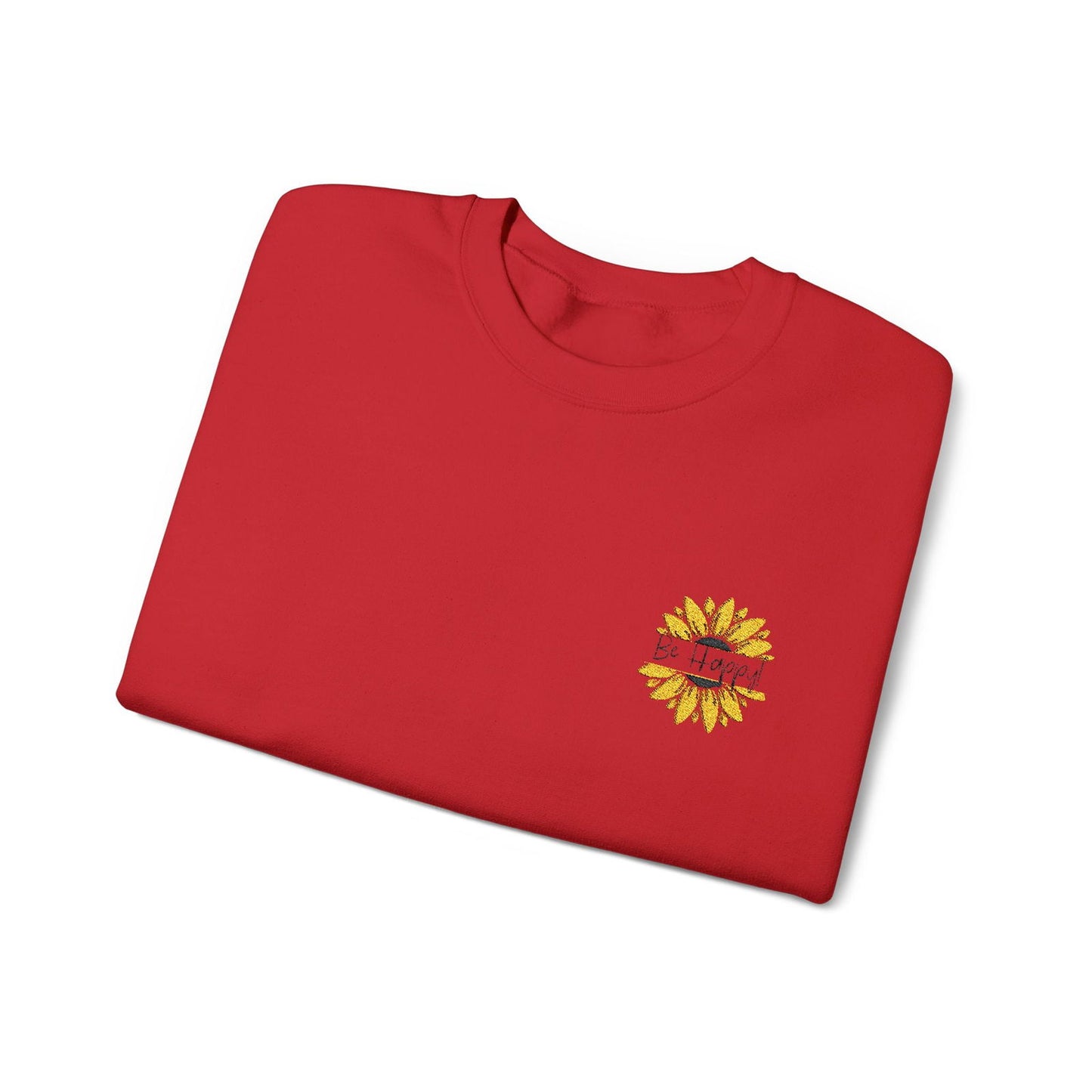 Be Happy: Adult Sweatshirt - The Eggy's store