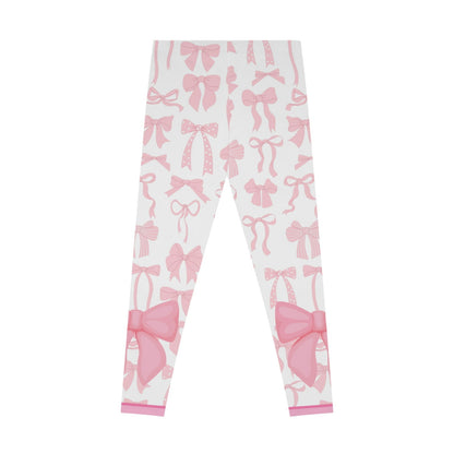 Bow: Adult Women Stretchy Leggings - The Eggy's store