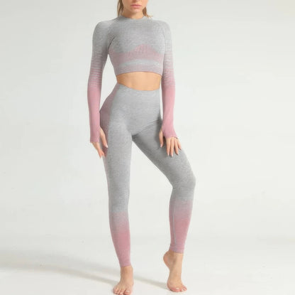 Stripe Seamless Yoga Set