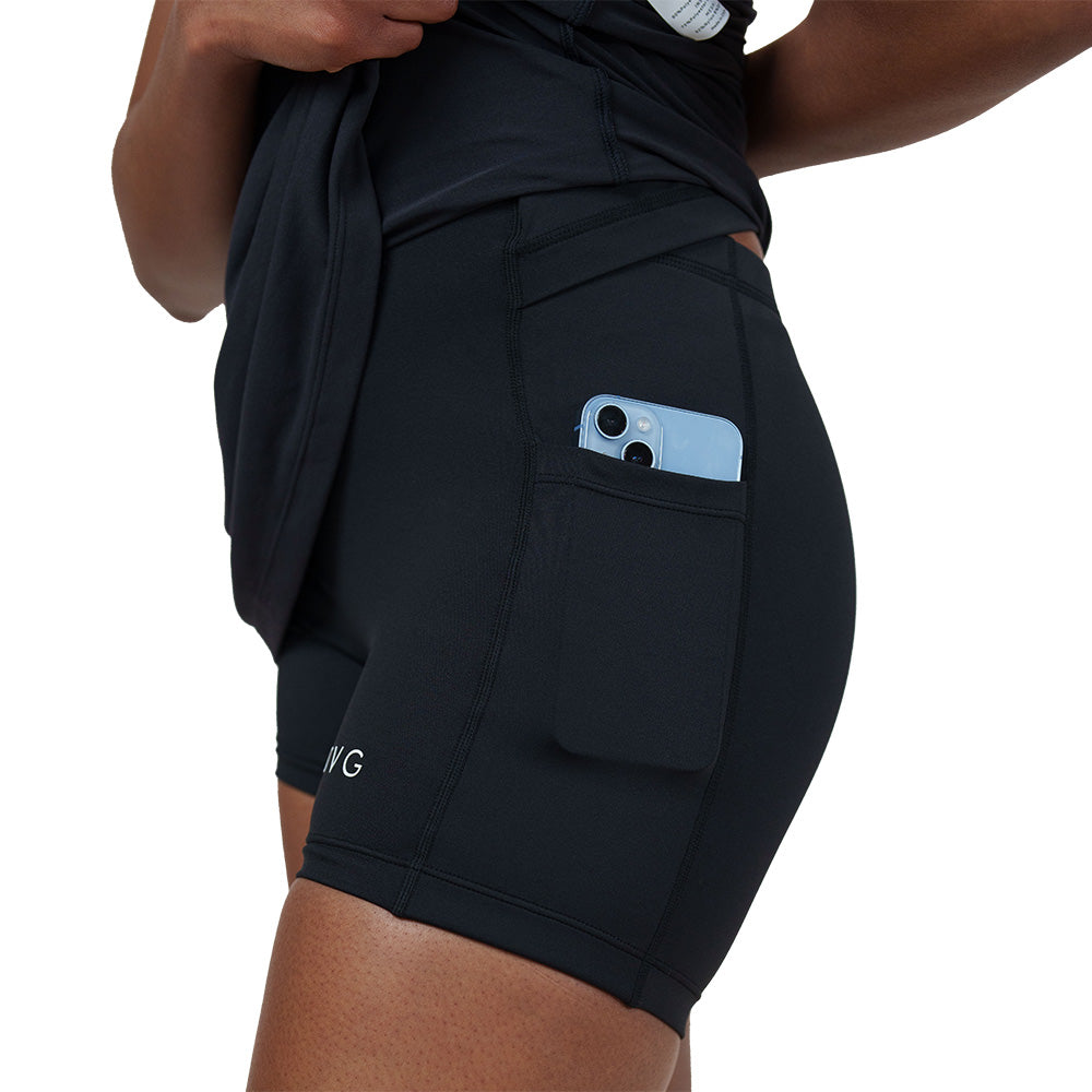 Half Zip Dress | Black