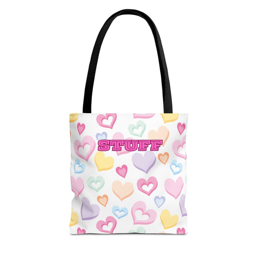 Conversation Hearts Tote Bag - The Eggy's store
