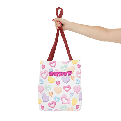 Conversation Hearts Tote Bag - The Eggy's store