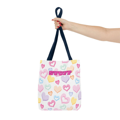 Conversation Hearts Tote Bag - The Eggy's store