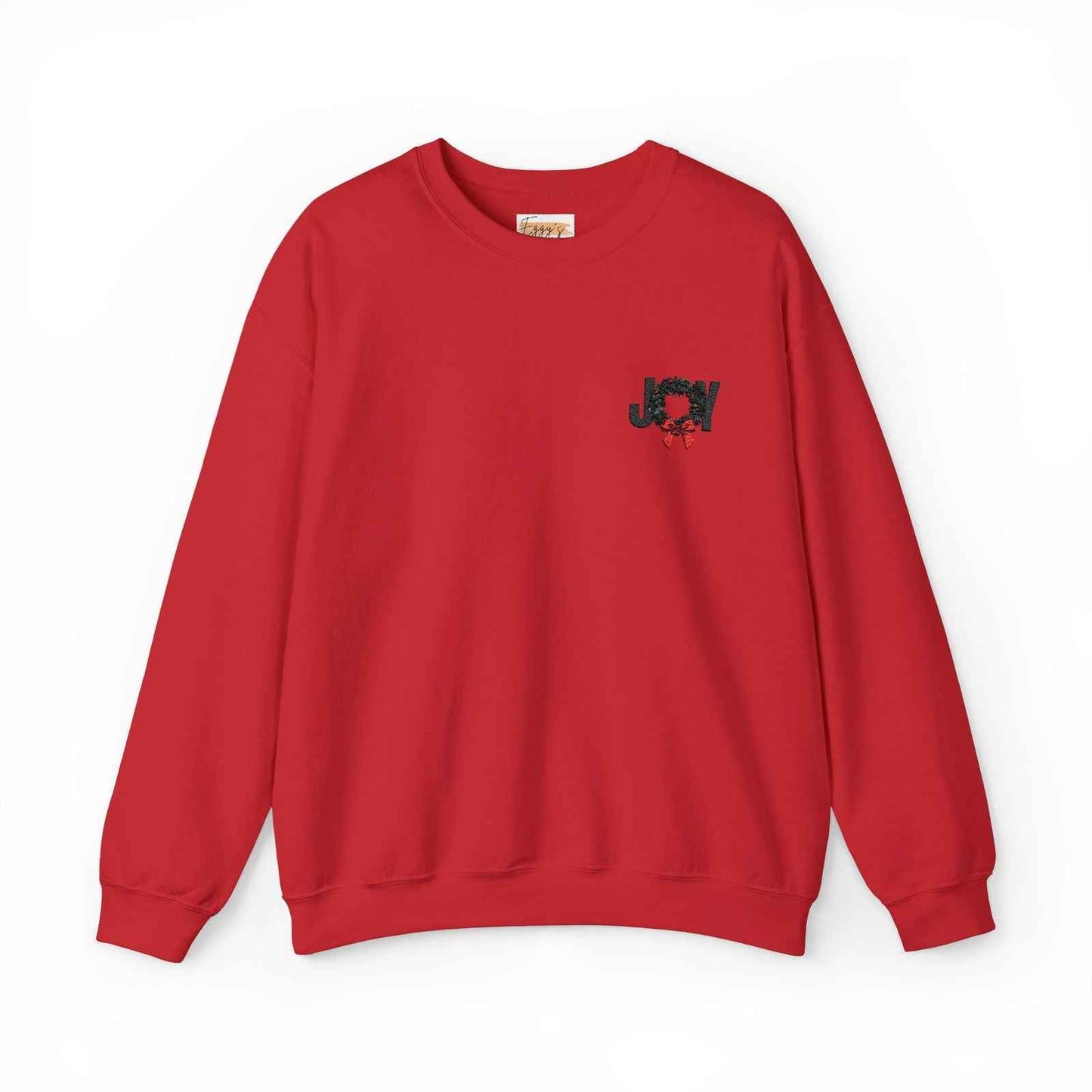 Embroidered Adult Christmas Sweatshirt