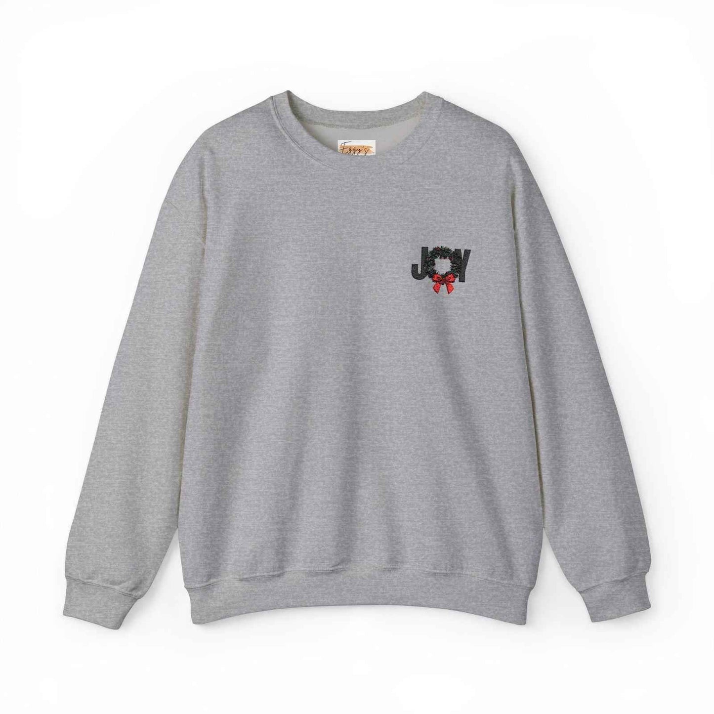 Embroidered Adult Christmas Sweatshirt
