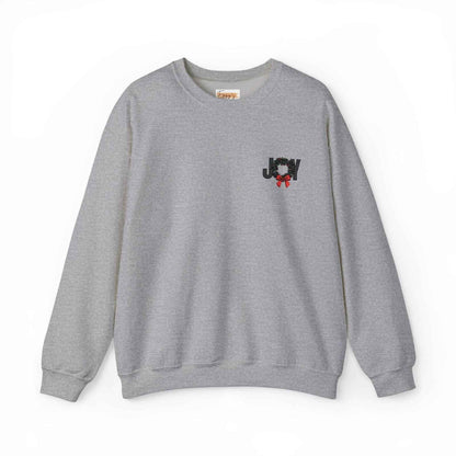 Embroidered Adult Christmas Sweatshirt