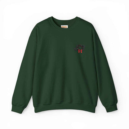 Embroidered Adult Christmas Sweatshirt